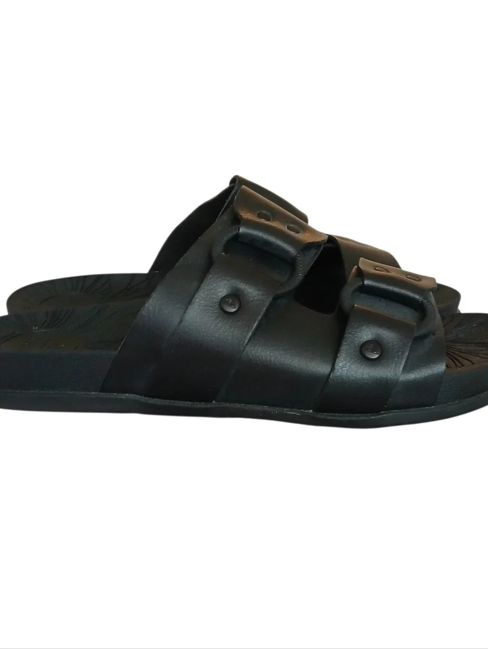 REEF Cushion Vera Cruz Chunky Sandals Women's 7 Black Buckles Neutral Beach